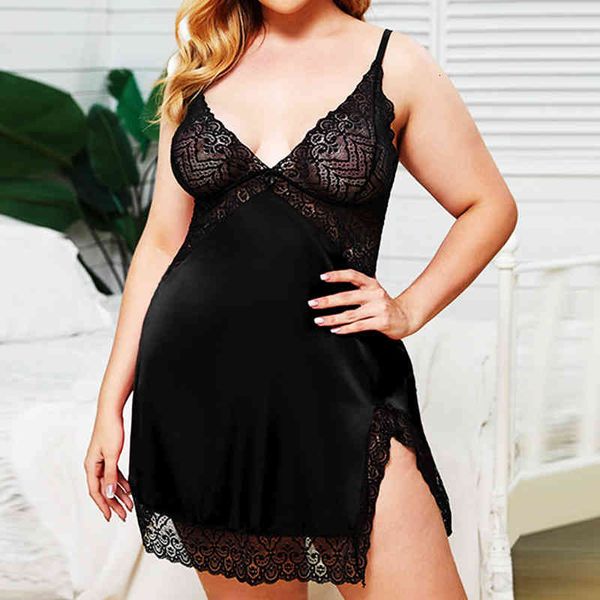 women lace nightgown lingerie nightdress plus size sleepwear see though underwear spaghetti strap chemise babydolls teddies, Black;white
women lace nightgown lingerie nightdress plus size sleepwear see though underwear spaghetti strap chemise babydolls teddies, Black;white