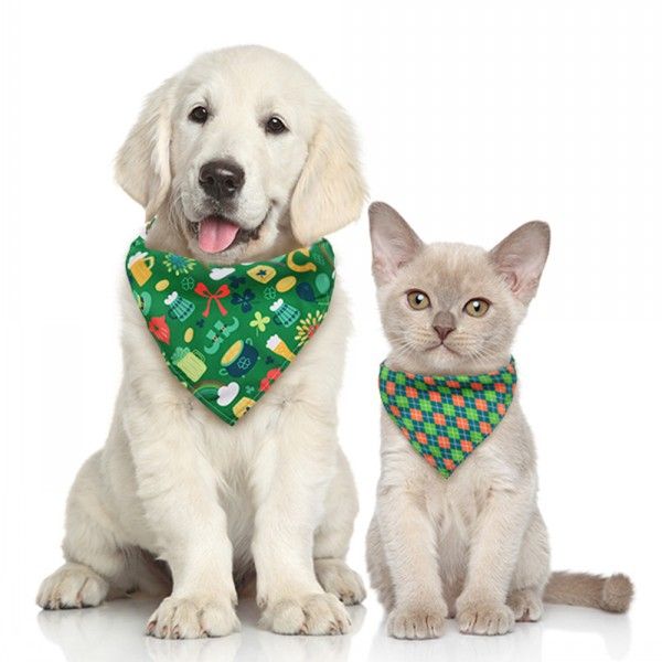 lrish green dog bandana shamrock reversible triangle bibs scarf pets accessories for dogs cats animals s m size kimter-c417fz, Black
lrish green dog bandana shamrock reversible triangle bibs scarf pets accessories for dogs cats animals s m size kimter-c417fz, Black
