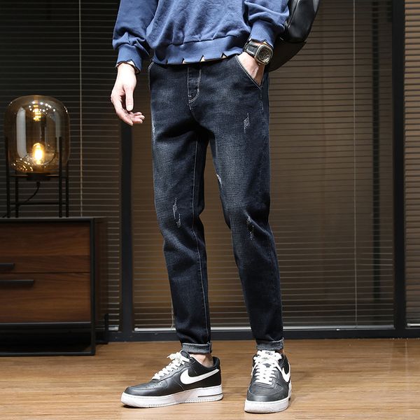 relaxed fashion brand youth leisure jeans men's autumn and winter 2021 new men's jeans high waist men's wear, Blue
relaxed fashion brand youth leisure jeans men's autumn and winter 2021 new men's jeans high waist men's wear, Blue
