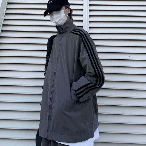 1korean chicken trend mother ins loose zipper coat pants casual sports suit men and women, Gray
1korean chicken trend mother ins loose zipper coat pants casual sports suit men and women, Gray