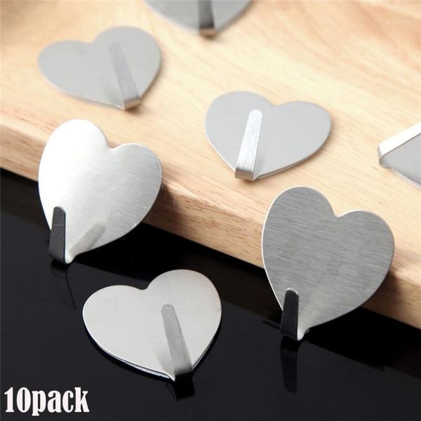 10pcs stainless steel waterproof adhesive brushed love hooks hangers towel rails for kitchen and bathroom punch #3n201
10pcs stainless steel waterproof adhesive brushed love hooks hangers towel rails for kitchen and bathroom punch #3n201