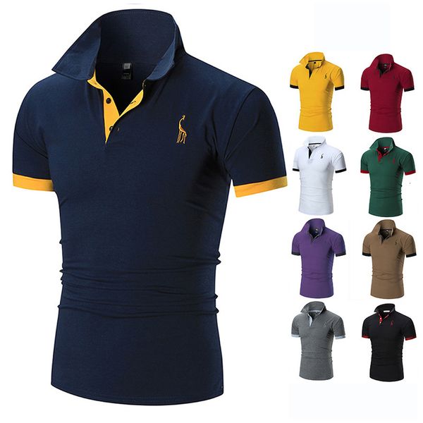 shirts casual short sleeve fashion embroidery business men's clothing thin summer polo shirt men, White;black
shirts casual short sleeve fashion embroidery business men's clothing thin summer polo shirt men, White;black