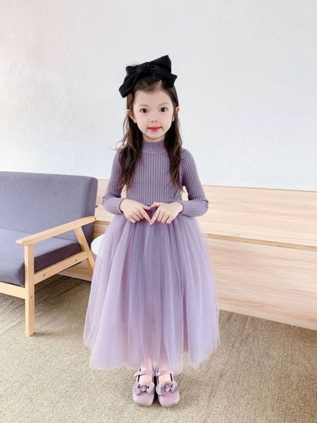 2020 korean sweater mh girls' red ftive new year children's drs, Red;yellow