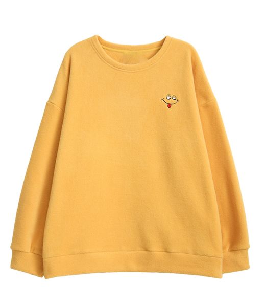 women's autumn and winter new loose round neck embroidery thin ins trendy long-sleeved are fashionable, Black
women's autumn and winter new loose round neck embroidery thin ins trendy long-sleeved are fashionable, Black