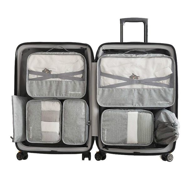 7 pcs/set portable luggage travel bag ladies clothes underwear sorting organizer large capacity packaging cube tote accessories
7 pcs/set portable luggage travel bag ladies clothes underwear sorting organizer large capacity packaging cube tote accessories