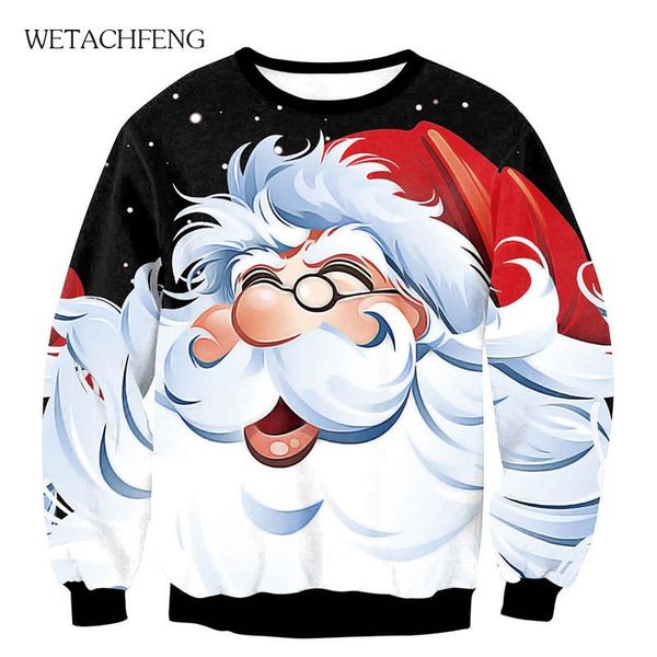 funny santa claus 3d printed ugly christams sweaters autumn winter jumpers pullovers womens mens sweatshirts clothes, White;black
funny santa claus 3d printed ugly christams sweaters autumn winter jumpers pullovers womens mens sweatshirts clothes, White;black