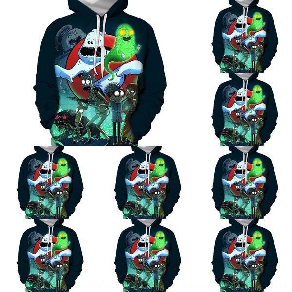 2019 new rick and modi 3d long sleeve men's 2019 new rick and modi 3d long hoodie sweater sleeve men's hoodie sweater kypzz, Black
2019 new rick and modi 3d long sleeve men's 2019 new rick and modi 3d long hoodie sweater sleeve men's hoodie sweater kypzz, Black