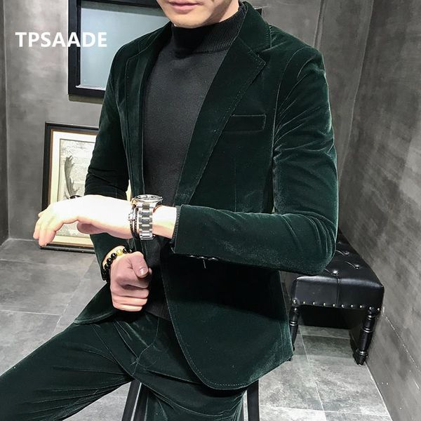 men's suits & blazers the latest fashion green velvet jacket pants groomsman slim fit dress banquet suit groom smoking custom tuxedo, White;black
men's suits & blazers the latest fashion green velvet jacket pants groomsman slim fit dress banquet suit groom smoking custom tuxedo, White;black