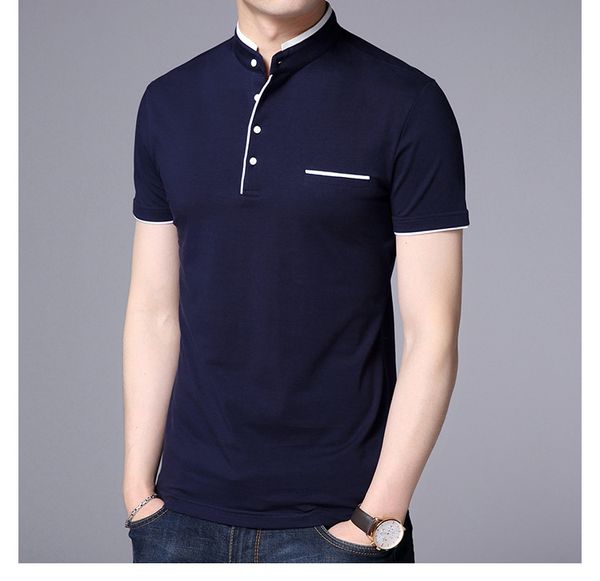 summer new fashion brand clothing tshirt black men solid color slim fit short sleeve t shirt men mandarin collar casual t-shirts -3xl, White;black
summer new fashion brand clothing tshirt black men solid color slim fit short sleeve t shirt men mandarin collar casual t-shirts -3xl, White;black