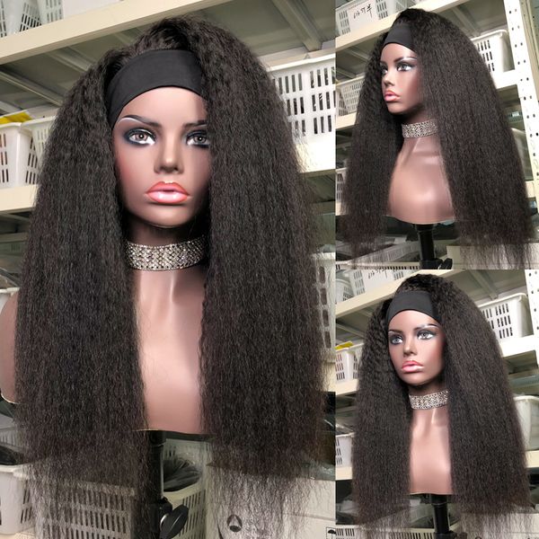 lace wigs kinky straight headband human hair wig brazilian yaki high density 150% virgin remy for black women, Black;brown
lace wigs kinky straight headband human hair wig brazilian yaki high density 150% virgin remy for black women, Black;brown