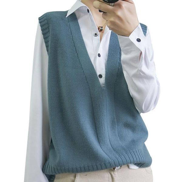 autumn and winter models loose v-neck cashmere wool vest ladies knit solid color sleeveless sweater regular pullover selling kg-1142, Black;white
autumn and winter models loose v-neck cashmere wool vest ladies knit solid color sleeveless sweater regular pullover selling kg-1142, Black;white