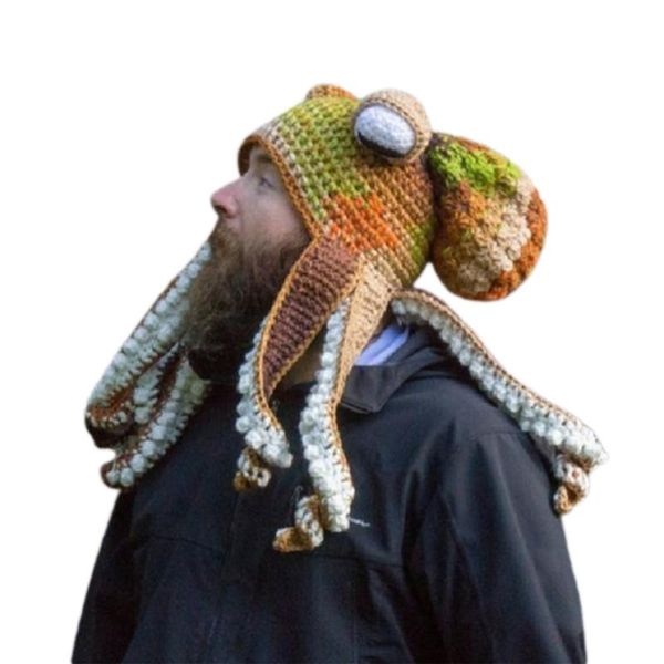 halloween weave knitted beanie hat funny gradient ocs tentacle cosplay cap x7ya, Blue;gray
halloween weave knitted beanie hat funny gradient ocs tentacle cosplay cap x7ya, Blue;gray