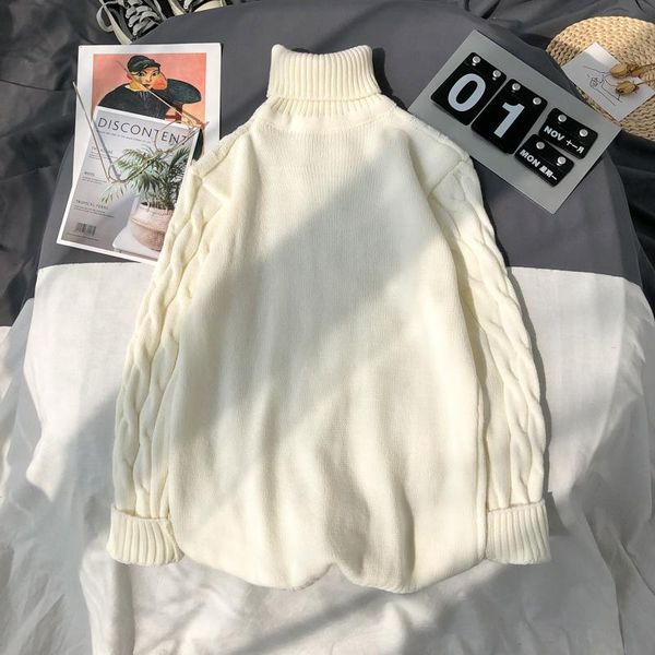 winter warm turtleneck sweater men vintage tricot pull homme casual pullovers male outwear slim knitted sweater solid jumper 7xl, White;black
winter warm turtleneck sweater men vintage tricot pull homme casual pullovers male outwear slim knitted sweater solid jumper 7xl, White;black