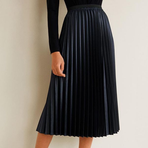 2020 new arrival women fashion ankle-length long pleated skirts lady spring summer autumn vintage hight waist dark blue skirt, Black
2020 new arrival women fashion ankle-length long pleated skirts lady spring summer autumn vintage hight waist dark blue skirt, Black