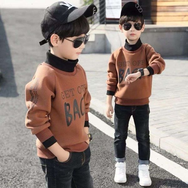 autumn boys' sweater 2020 spring and new wear plush foreign sle middle school children's thickened t-shirt trend, Black
autumn boys' sweater 2020 spring and new wear plush foreign sle middle school children's thickened t-shirt trend, Black