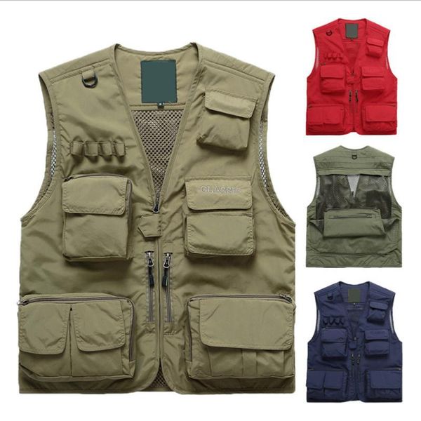 men multi-pocket classic waistcoat style cargo vest casual vests male outwear jacket 7xl big size for men clothing, Black;brown
men multi-pocket classic waistcoat style cargo vest casual vests male outwear jacket 7xl big size for men clothing, Black;brown