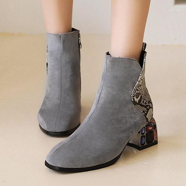 lapolaka new large sizes 43 crystals square heels fashionable patchwork winter woman shoes ankle boots1, Black
lapolaka new large sizes 43 crystals square heels fashionable patchwork winter woman shoes ankle boots1, Black