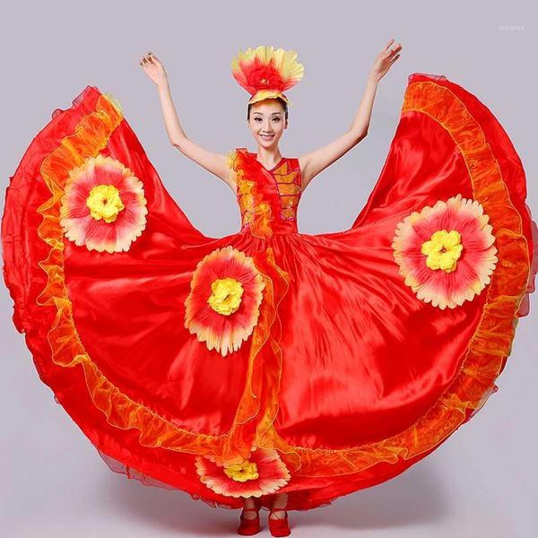 ms. opening dance big swing skirt female long skirt performance costume stage costumes with dance clothes chorus clothing1, Black;red
ms. opening dance big swing skirt female long skirt performance costume stage costumes with dance clothes chorus clothing1, Black;red