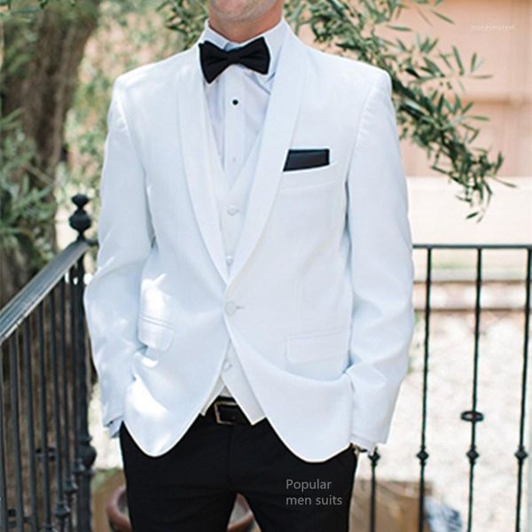custom made white shawl lapel suits mens formal skinny summer beach simple wedding tuxedo 3 pieces men suit (jacket+pants+vest)1, White;black
custom made white shawl lapel suits mens formal skinny summer beach simple wedding tuxedo 3 pieces men suit (jacket+pants+vest)1, White;black
