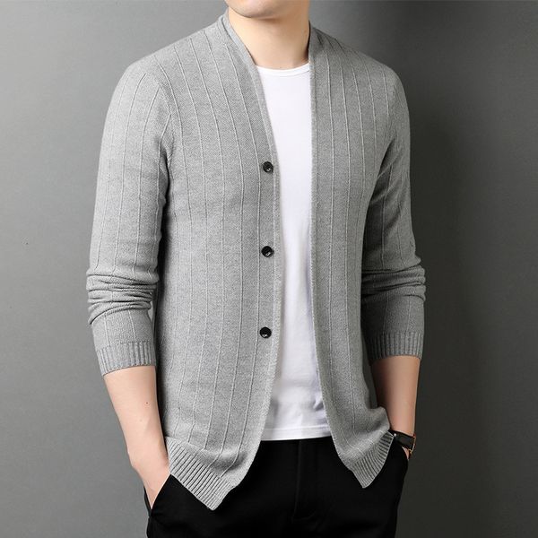 autumn woolen jacket jacquard cardigan thin fashion korean slim personality collarless sweater men's wear, Black;brown
autumn woolen jacket jacquard cardigan thin fashion korean slim personality collarless sweater men's wear, Black;brown