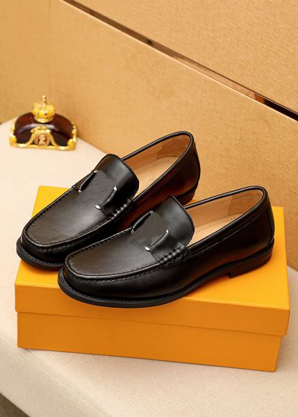 2022 men dress shoes genuine leather fashion casual loafers men's brand formal party wedding business flats size 38-45, Black
2022 men dress shoes genuine leather fashion casual loafers men's brand formal party wedding business flats size 38-45, Black
