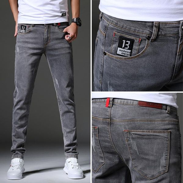 марка мужские джинсы slim fit тощие денима джинсы дизайнер эластичные прямые stretch брюки для мужчин, Blue
марка мужские джинсы slim fit тощие денима джинсы дизайнер эластичные прямые stretch брюки для мужчин, Blue