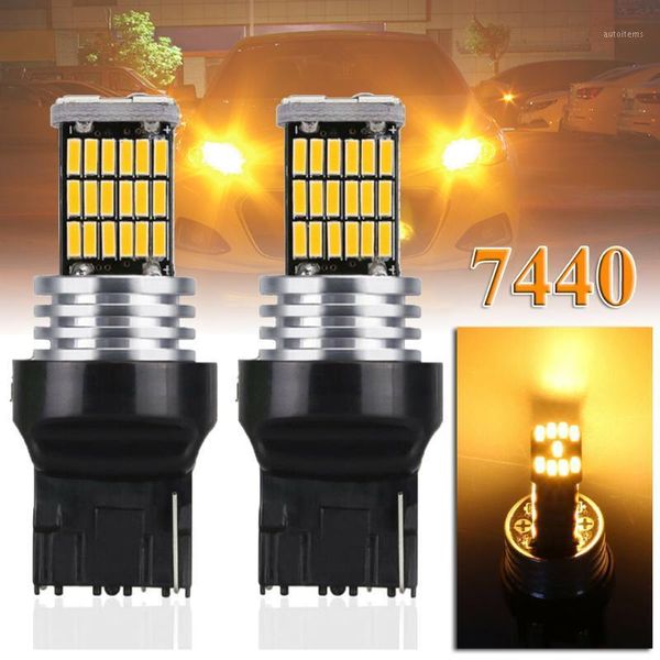 1 pair led amber canbus 7440 car turn signal lights brake lamp tail light 45smd w21w t201
1 pair led amber canbus 7440 car turn signal lights brake lamp tail light 45smd w21w t201