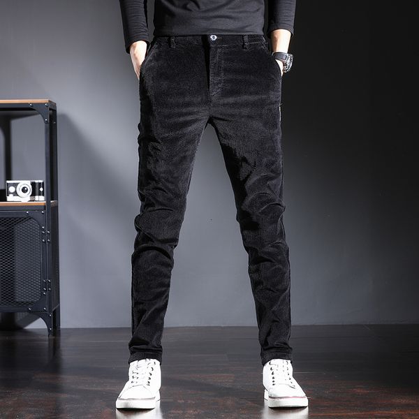 2021 new autumn newly designer fashion men jeans elastic slim fit casual corduroy cotton pants korean style leisure smart suit trousers bpck, Blue
2021 new autumn newly designer fashion men jeans elastic slim fit casual corduroy cotton pants korean style leisure smart suit trousers bpck, Blue