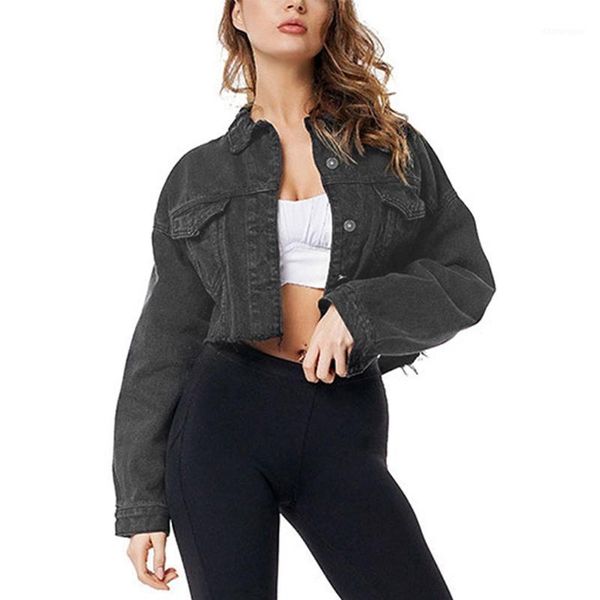 women long sleeve denim short coat ladies casual jacket outwear jeans overcoatfashion supplier discount girl boy1, Black;brown
women long sleeve denim short coat ladies casual jacket outwear jeans overcoatfashion supplier discount girl boy1, Black;brown