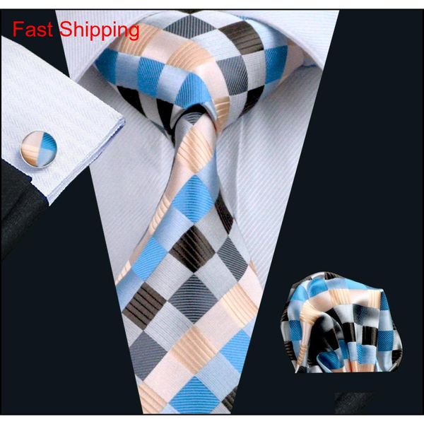 classic mix color plaid necktie set hankerchief cufflinks jacquard woven mens tie set business work formal meeting leisure n-0275 r3clf, Black;blue
classic mix color plaid necktie set hankerchief cufflinks jacquard woven mens tie set business work formal meeting leisure n-0275 r3clf, Black;blue