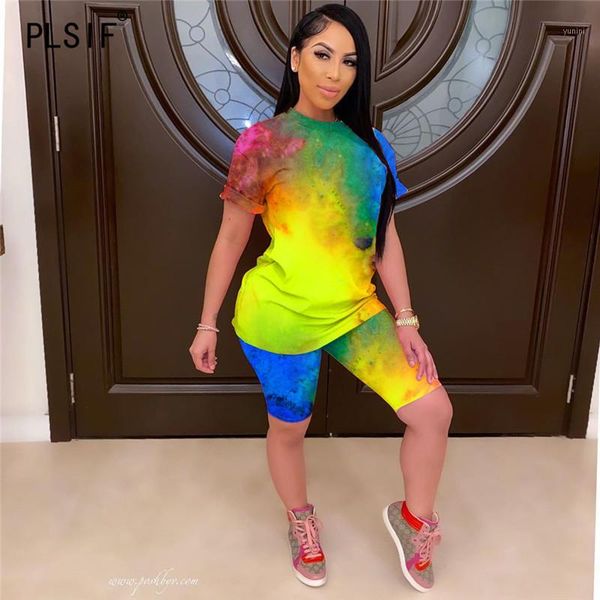 tie dye print beach sports set lady o-neck short sleeve and tight shorts 2 piece set casual tracksuits suits1, White
tie dye print beach sports set lady o-neck short sleeve and tight shorts 2 piece set casual tracksuits suits1, White