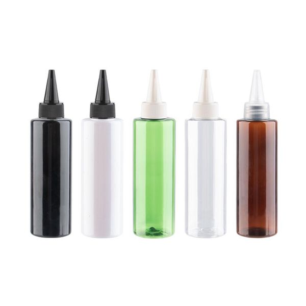 150ml x 25 colored plastic bottle with pointed mouth lid twisted cap pet container used for e-jam flavour bottle 150cc capacity
150ml x 25 colored plastic bottle with pointed mouth lid twisted cap pet container used for e-jam flavour bottle 150cc capacity