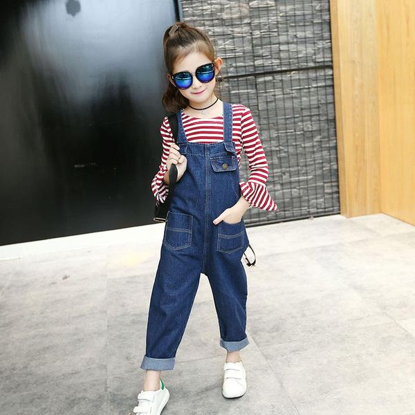 spring and autumn girl children denim jeans fashion jumpsuit overalls for teenagers girls clothing kids pants trousers rompers, Blue
spring and autumn girl children denim jeans fashion jumpsuit overalls for teenagers girls clothing kids pants trousers rompers, Blue