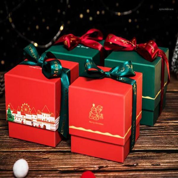 2pcs wholesale christmas style ribbon gift box party festival christmas eve candy apple flower decoration packaging gift box1
2pcs wholesale christmas style ribbon gift box party festival christmas eve candy apple flower decoration packaging gift box1