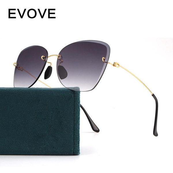 sunglasses evove rimless women men no screw gradient tint sun glasses for woman ladies ultra-light shades fashion 2021 uv400, White;black
sunglasses evove rimless women men no screw gradient tint sun glasses for woman ladies ultra-light shades fashion 2021 uv400, White;black