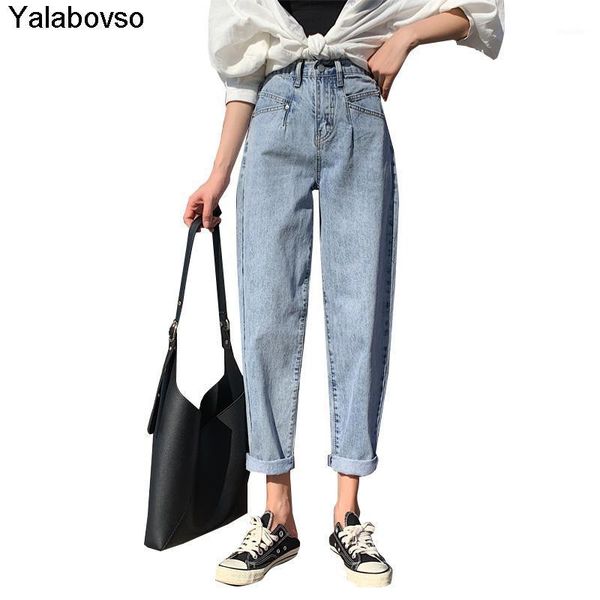 vintage blue jeans woman high waist plus size pants femme loose harem mom casual denim trousers vaqueros mujer clothes yalabovso1
vintage blue jeans woman high waist plus size pants femme loose harem mom casual denim trousers vaqueros mujer clothes yalabovso1