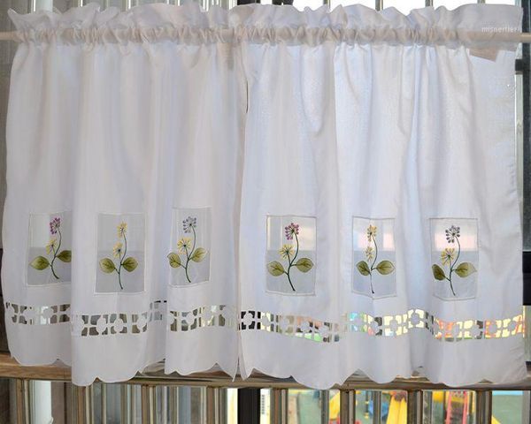 curtain & drapes rustic exquisite embroidery small flower cutout gauze patchwork coffee semi-shade kitchen curtain1
curtain & drapes rustic exquisite embroidery small flower cutout gauze patchwork coffee semi-shade kitchen curtain1