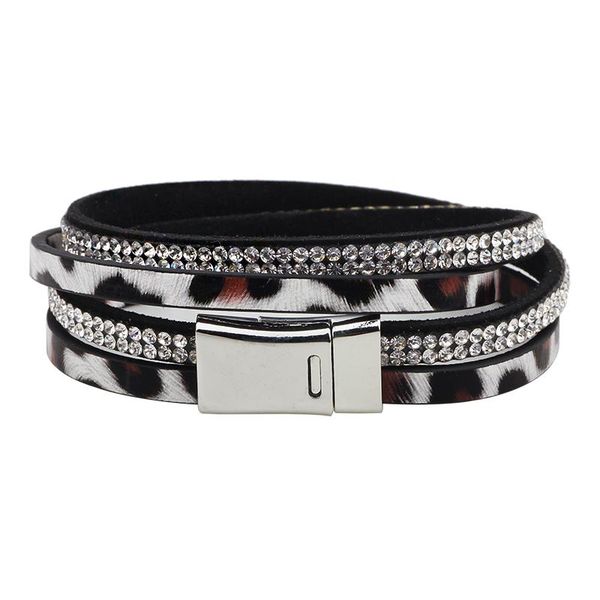 link, chain 2021 vintage leopard print bijoux double loop bracelet genuine leather fashion watch accessories women pulseras, Black
link, chain 2021 vintage leopard print bijoux double loop bracelet genuine leather fashion watch accessories women pulseras, Black