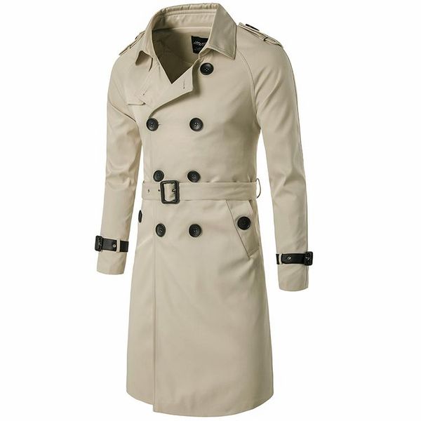 zogaa autumn new style mens long slim double-breasted trench coats men's european style fashion personality jackets streetwear, Tan;black
zogaa autumn new style mens long slim double-breasted trench coats men's european style fashion personality jackets streetwear, Tan;black