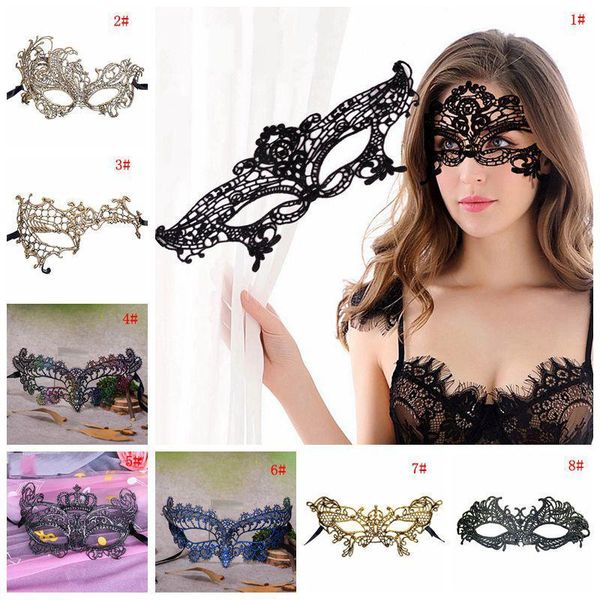 fashion lady lace mask black cutout eye masks colorful masquerade fancy mask halloween venetian mardi party costume 42 style dbc dh1351
fashion lady lace mask black cutout eye masks colorful masquerade fancy mask halloween venetian mardi party costume 42 style dbc dh1351