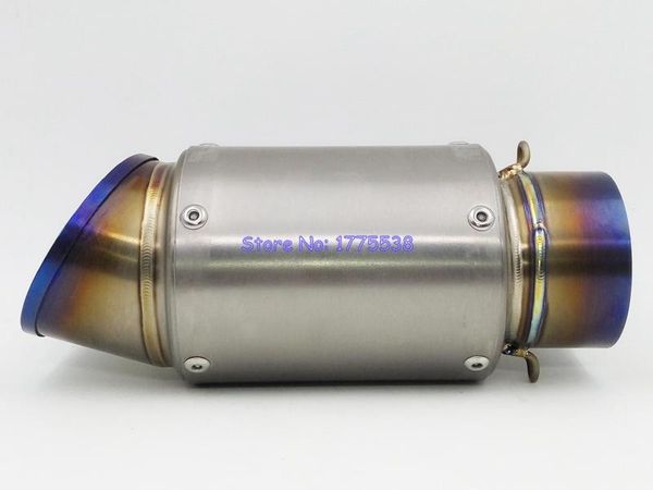 inlet 51mm/61mm/63mm/65mm titanium alloy motorcycle exhaust pipe muffler motorbike exhaust mufflers with db killer
inlet 51mm/61mm/63mm/65mm titanium alloy motorcycle exhaust pipe muffler motorbike exhaust mufflers with db killer