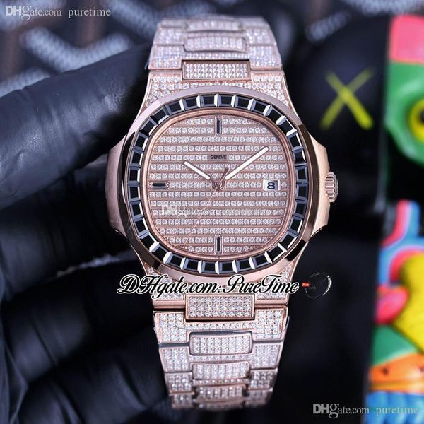 twf black gem 5719 pp324 a324 automatic mens watch rose gold stick fully iced out paved diamond stainless steel bracelet super edition jewel, Slivery;brown
twf black gem 5719 pp324 a324 automatic mens watch rose gold stick fully iced out paved diamond stainless steel bracelet super edition jewel, Slivery;brown