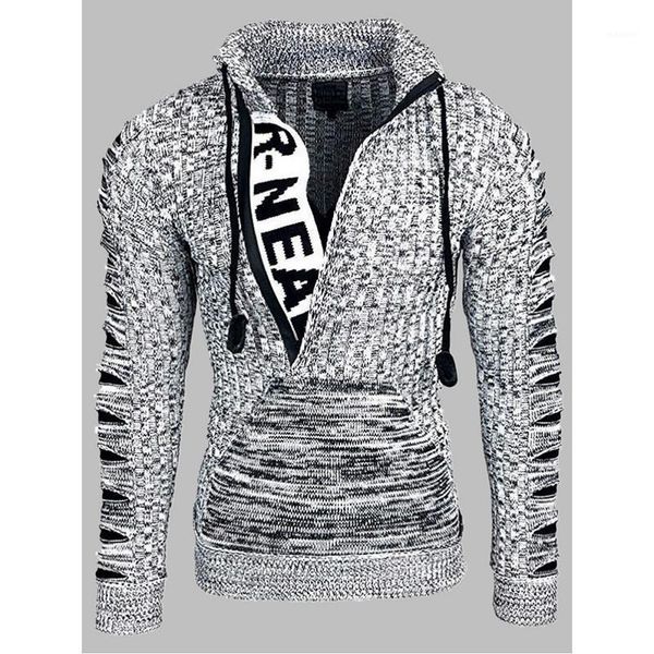 autumn/winter 2020 men's fashion long-sleeved lapel knitwear loose-fitting ply-size pullover sweater jacket to keep warm street1, White;black
autumn/winter 2020 men's fashion long-sleeved lapel knitwear loose-fitting ply-size pullover sweater jacket to keep warm street1, White;black