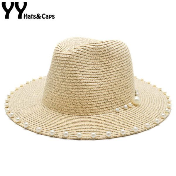 wide brim hats women beach caps sun visor straw panama for lady elegant pearl hat summer fedora jazz cap chapeu yy18032, Blue;gray
wide brim hats women beach caps sun visor straw panama for lady elegant pearl hat summer fedora jazz cap chapeu yy18032, Blue;gray