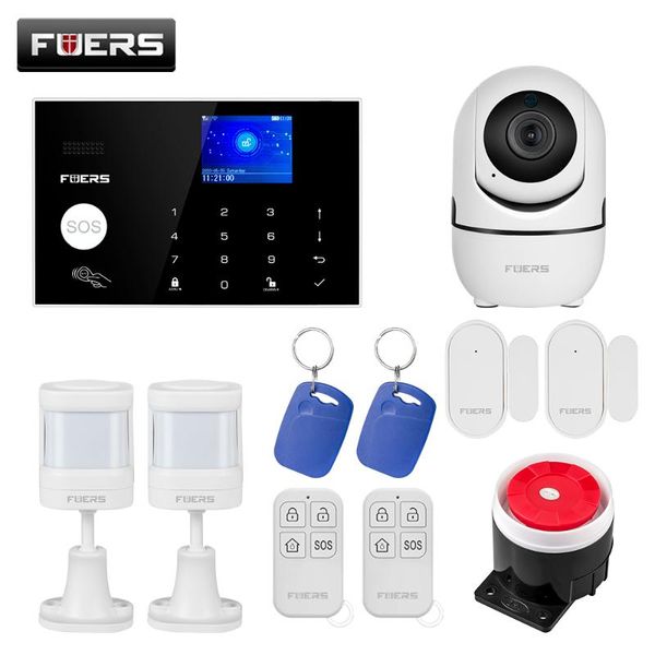home security alarm system tuya app remote control 4g gsm wifi connection language switch 2.4 inch tft color display system kit
home security alarm system tuya app remote control 4g gsm wifi connection language switch 2.4 inch tft color display system kit