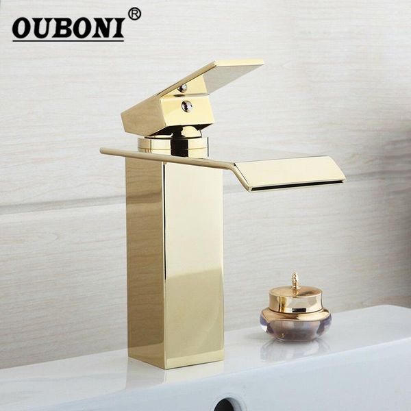 ouboni luxury golden polish bathroom basin sink mixer tap faucet solid brass mixer waterfall tap bathroom sink brass
ouboni luxury golden polish bathroom basin sink mixer tap faucet solid brass mixer waterfall tap bathroom sink brass