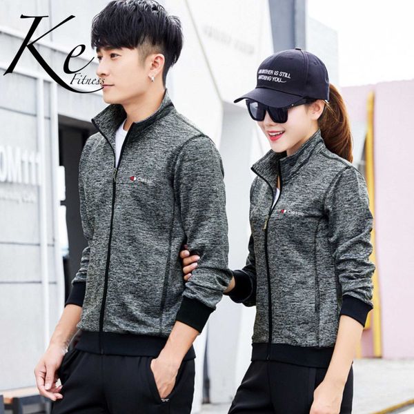 gym clothing ke spring autumn sportswear women's polyester fitness two-piece couple long sleeved sweater sports set men tracksuit women, White;black
gym clothing ke spring autumn sportswear women's polyester fitness two-piece couple long sleeved sweater sports set men tracksuit women, White;black