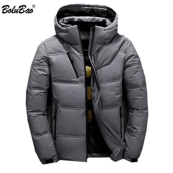 bolubao winter new men down jacket men's brand hooded solid color wild down coats casual warm white duck down jacket male 201223, Black
bolubao winter new men down jacket men's brand hooded solid color wild down coats casual warm white duck down jacket male 201223, Black