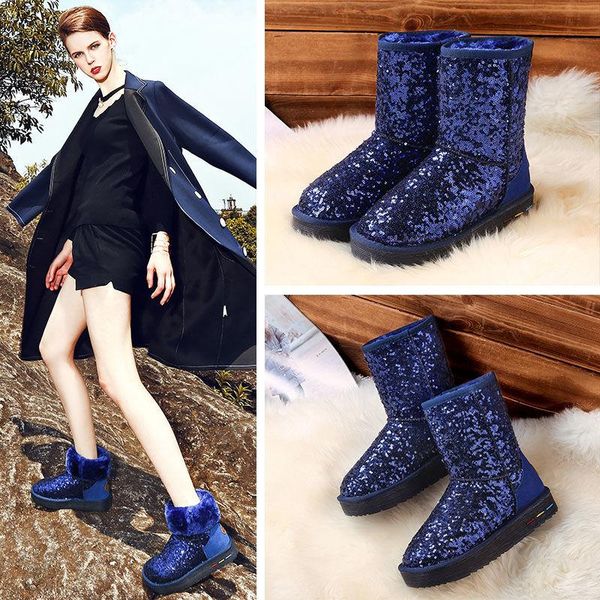 2020 sequince cloth snow boots woman warm winter shoes round toe women platform boots thick bottom footware black blue grey
2020 sequince cloth snow boots woman warm winter shoes round toe women platform boots thick bottom footware black blue grey