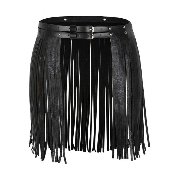 womens fringe tassel skirt belt for dancing adjustable faux leather clubwear waistband stage performance costume, Black
womens fringe tassel skirt belt for dancing adjustable faux leather clubwear waistband stage performance costume, Black